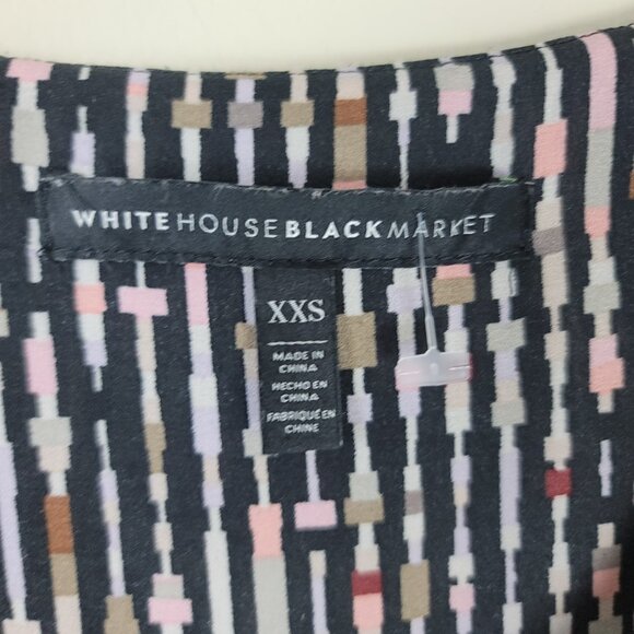 White House Black Market Multi Layer Sleeveless Blouse Top - Picture 8 of 10